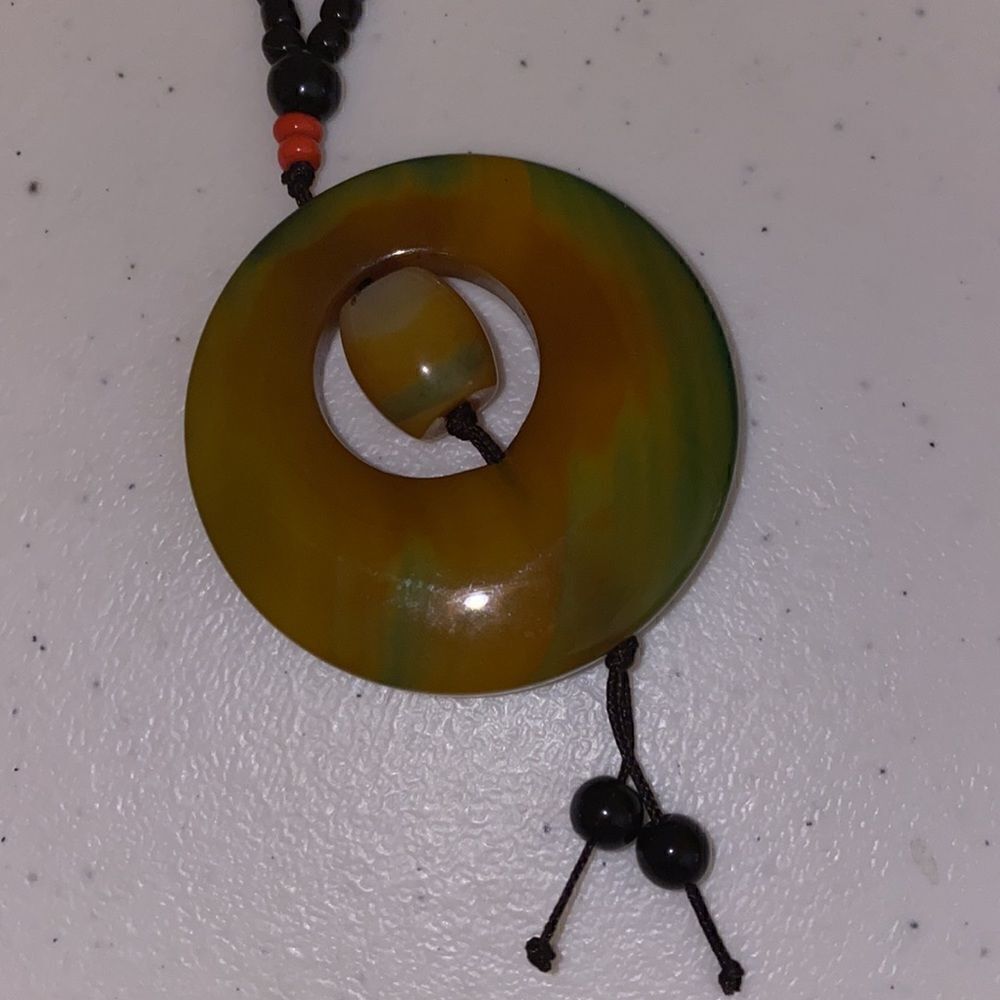 2 Statement Necklaces with Circular Pendants - Picture 6 of 7